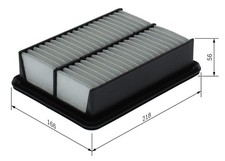 Luftfilter BOSCH F 026 400 691 Filtereinsatz für MAZDA CX 30 DM DT ED BP DK MX