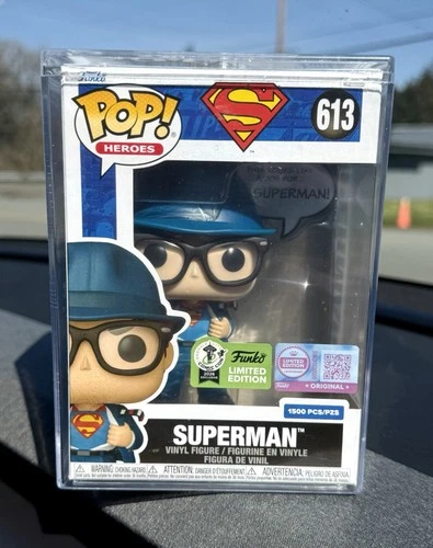 Funko Pop! DC Superman #613 ECCC OFFICIAL STICKER 2026 Exclusive LE 1500