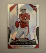 2019 Panini Prizm Kyler Murray Silver Prizm Rookie Card RC #301. rookie card picture