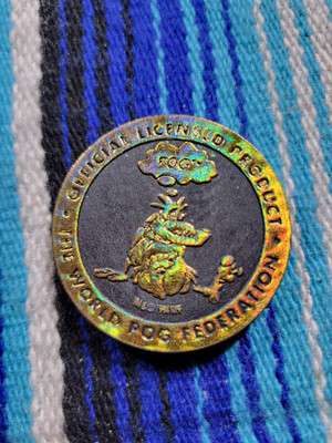 Vintage Pogman Pog WPF 1994 Slammer Number 10