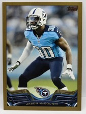 2013 Topps (Gold) Jason McCourty Parallel Rookie Card #1861/2013 (Titans) #153