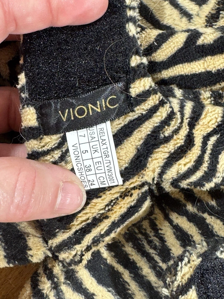 Zapatilla deportiva 5693 Vionic para mujer Indulge Relax natural tigre talla 7M EE. UU. Foto 3 de 4