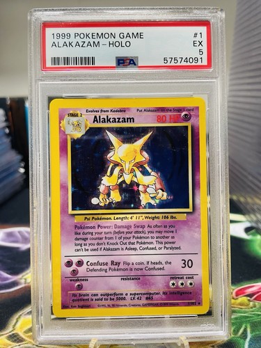 Alakazam graded PSA 5 for sale on eBay