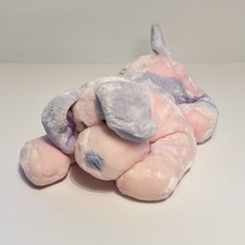 Animal Alley Pink Purple Puppy Dog Plush VTG Toys R Us Stuffed Retired 2000