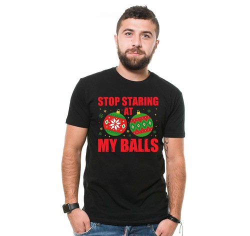Herren Lustiges Shirt Weihnachten T-Shirt Xmas Humorvoll Witz Shirt Geschenke für Männer Ihn - Bild 2 von 8