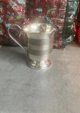 Sliver Plated Cup Marked Made In England ERNS Silver Plated. Christening Cup 