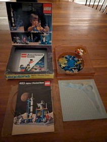 Vintage 1978 Legoland Space System Alpha-1 Rocket Base ~ LEGO Set #483 Complete