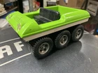 Vintage Tonka 6 Wheel Amphibious ATV Rover Green 1970’s Pressed Steel vehicle