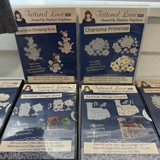 Lot of 14 Tattered Lace Charisma Dies CDs w/ 9 Dies