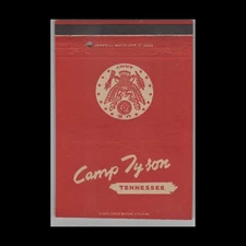 Matchbook Cover Post Card Camp Tyson TN