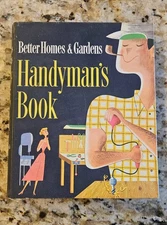 Better Homes & Gardens Handyman's Book 1957 Vintage Hardcover Binder Mid Century