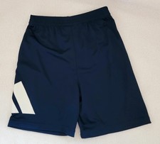 NWT Kids Adidas Navy Blue Badge of Sport Shorts in size 6.