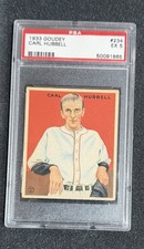 1933 Goudey - #234 Carl Hubbell- PSA 5 (Centered)