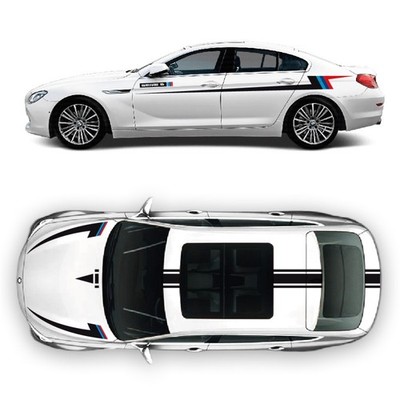 Pegatinas kit completo Tricolor compatible con BMW Serie 6