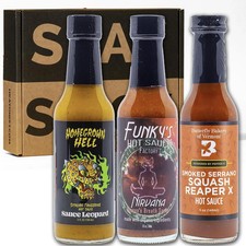 Hot Ones Hot Sauce Challenge Set - Season 29 Heat - Hot Sauces Gift Set - Var...