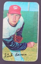 1970 TOPPS SUPER #22 DICK BOSMAN WASHINGTON SENATORS