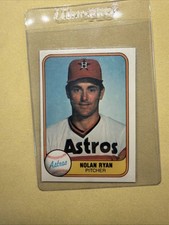 1981 Fleer Baseball  # 57 Nolan Ryan  HOF Gem Card MLB Astros Gradeable
