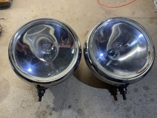 CIBIE SUPER OSCAR 9 INCH ORIGINAL CLEAR SPOT LIGHTS LAMPS RALLY RACE FORD VW 