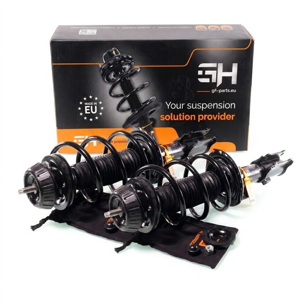 2x Gas Complete Struts Assembly Front for Hyundai I20 II 2015-2018 1.0T-GDI/1.4