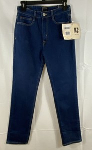 Frank And Oak Women's The Cyndi Straight Leg Jeans Blue High-Rise NWT Size 26