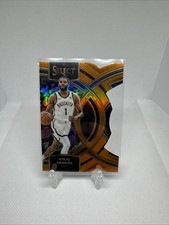 2023-24 Panini Select -Premier Level Mikal Bridges #167 Orange Prizm Die-Cut /65
