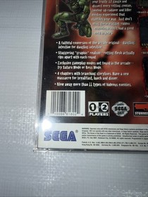 House of The Dead Sega Saturn 1998 SEALED! US Version Rare