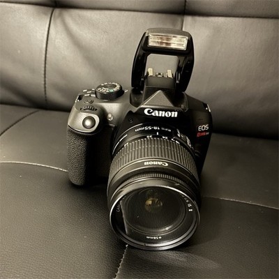 Canon EOS Rebel T6 DSLR 24.1MP Black w/ EF-S 18-55mm f/3.5-5.6 Lens