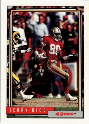 Jerry Rice 1992 Topps Football - #665 - San Francisco 49ers - QTY Available
