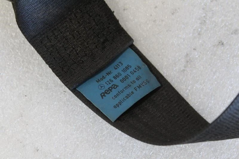 1981 1982 1983 1984 1985 MERCEDES 300SD W126 CINTURÓN DE SEGURIDAD TRASERO IZQUIERDO 1268601085 Foto 3 de 4