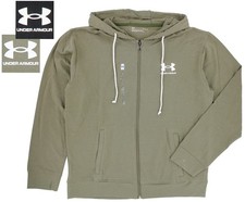 Under Armour Rival Terry Zip Up Hoodie, Men's Long Sleeve Jacket with Pockets