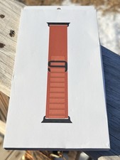 Apple, New In Box, L  Alpine loop band 49mm Dark Metal Terracotta Sealed