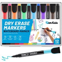 Whiteboard Marker 12 Farben Abwischbar Magnetisch Feine Spitze BüRo Schule