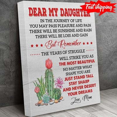 Succulents Mom &amp Daughter Dear My Daughter In The Journey Of Life You May ...