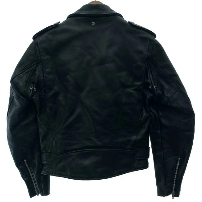 Chaqueta de cuero Schott Single Riders marrón