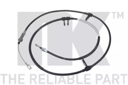 HANDBRAKE CABLE PAIR FRONT NK 901969 2PCS FOR FIAT DUCATO 2L,2.3L,3L,2.2L - Image 2 of 4