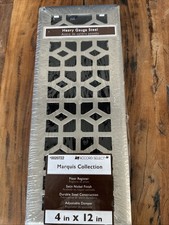Accord MARGUIS Collection" 4" x 12" Floor Register SATIN NICKEL 0020722