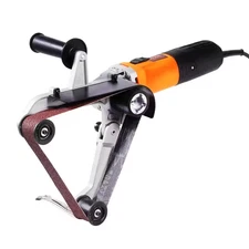 Pipe Tube Polisher Grinder 1100-Watt Corded Belt Sander 6 Speeds 1100 to 3200 RP
