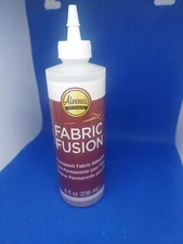 FABRIC FUSION Aleene's Clear Permanent Cloth Bond All Fabrics 8 Oz