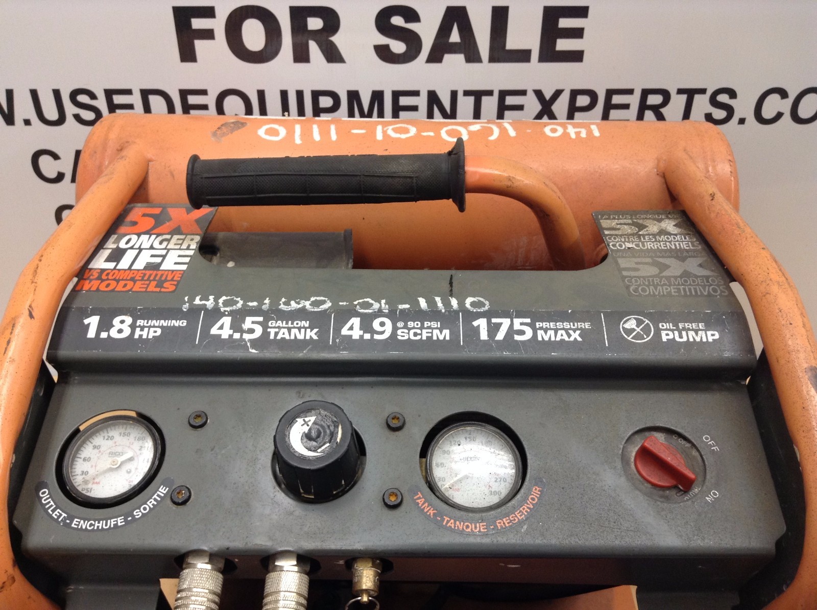 RIDGID OF45175A 4.5 Gal Air Compressor 