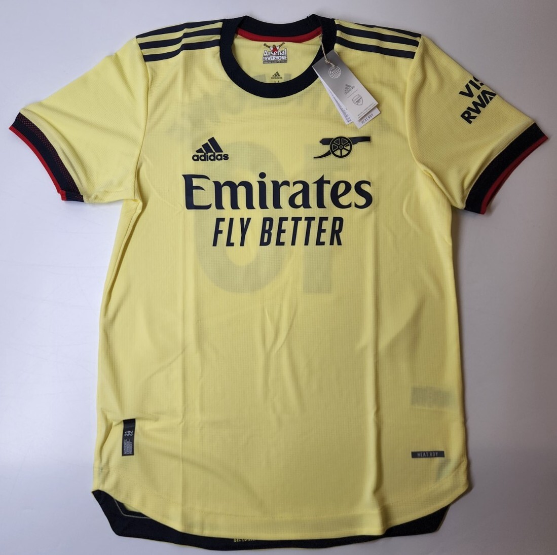 Yellow Arsenal Jersey Away 2021 Arsenal 2021/2022 Away Jersey