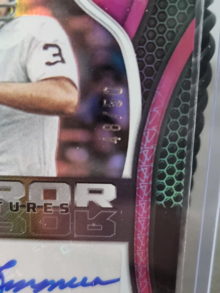 2022 Panini Certified Football Daryle Lamonica Pink Mirror Signatures 48/50 SSP. - Image 3 of 3