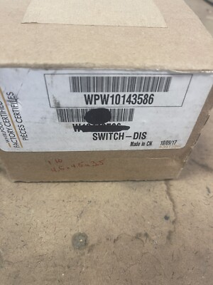 #ad #ad Whirlpool Washer Dispenser Switch WPW10143586 $55.00