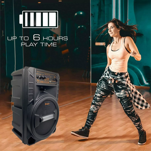 3000W Portable Bluetooth Speaker Sub woofer Heavy Bass Sound System Party+Remote - Picture 11 of 13