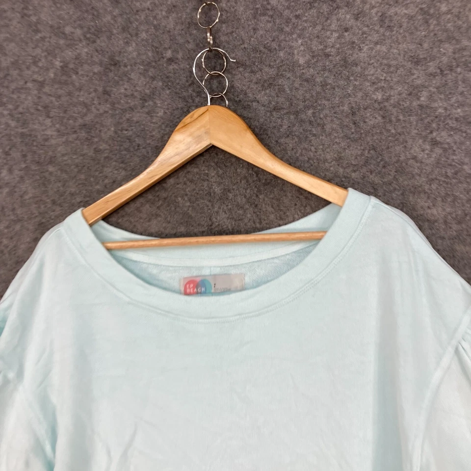 Free People Womens Tunic Beach Top Size S Small Oversized Boat Neck 9830 - Image 3 of 4