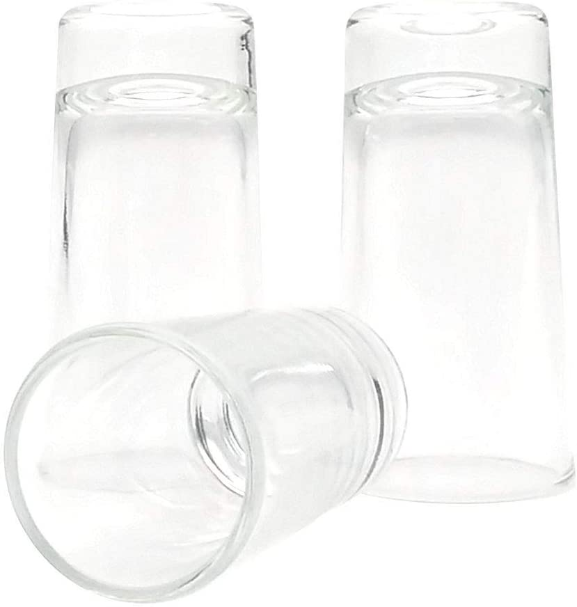 3 Pack 3 Inch Heavy Base Shot Glass Set, Whiskey, Tequila, Vodka Shot