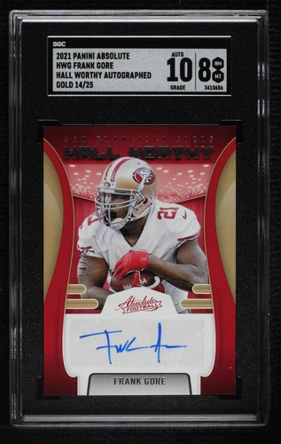 2021 Panini Absolute Frank Gore #HW6