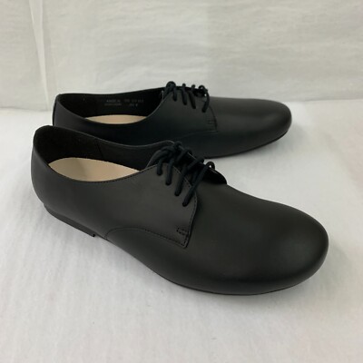 Birkenstock New w/o Box Saunders Black Natural Leather Narrow 