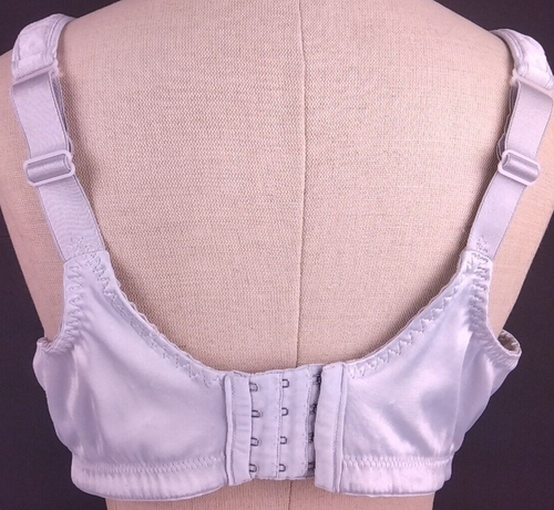 Just My Size 1979 Gray Comfort Strap Satin Wireless T Shirt Bra Size 42 D. (43) - Picture 5 of 15