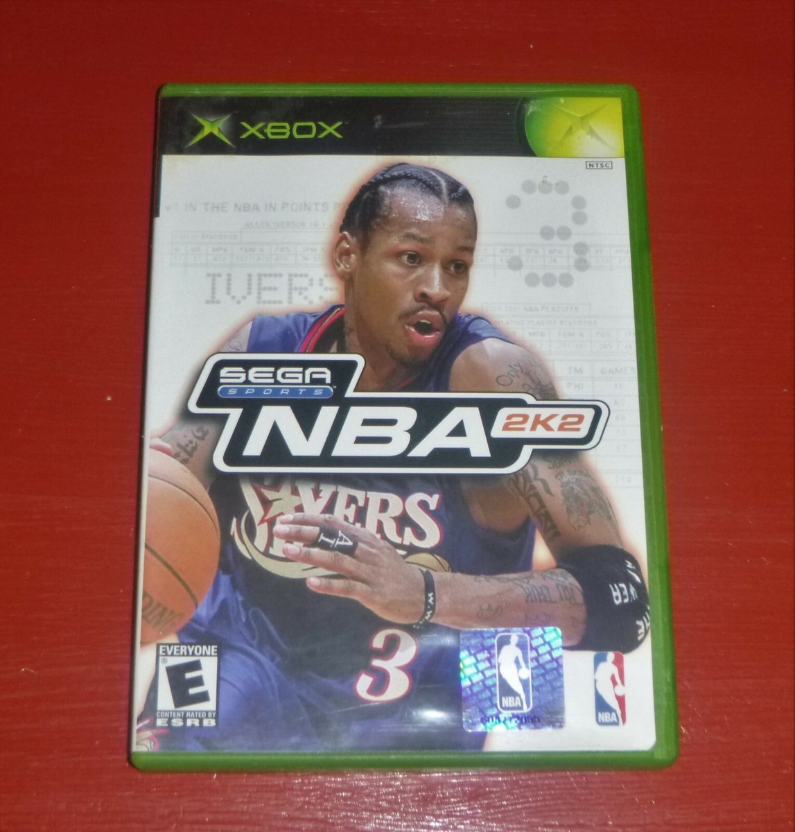 NBA 2K2 (Microsoft Xbox, 2002)-Complete