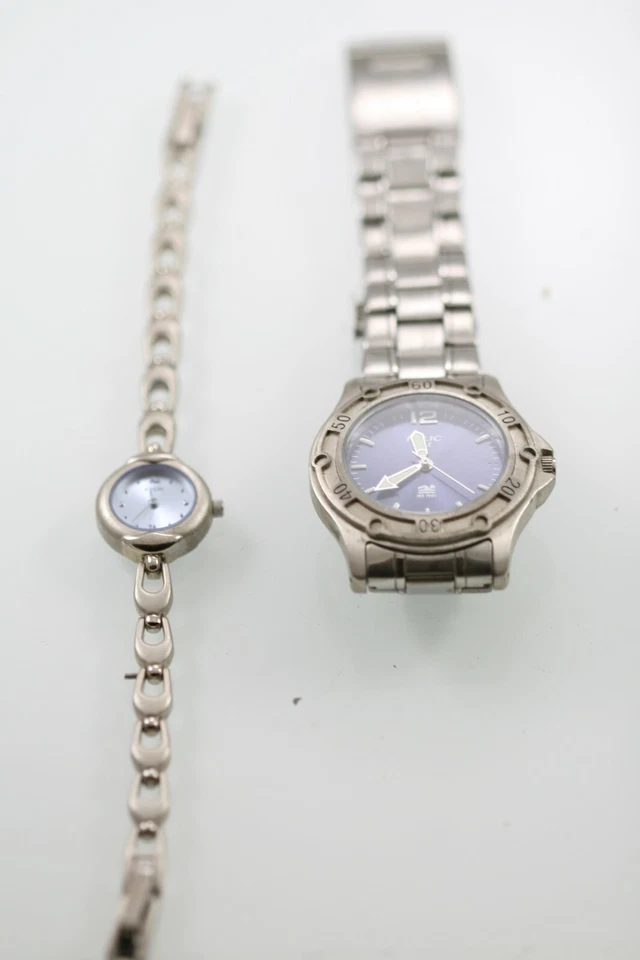 Reloj Reliquia Hombre Mujer Acero Inoxidable Plata Batería Resistente al Agua Trabajo Cuarzo Foto 2 de 3